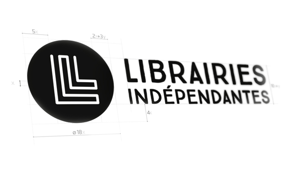  Construction du logo Librairies Indépendantes agence secrète