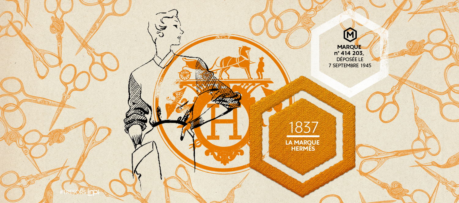  INPI Trésor Hermès visuel réalisé par l'agence secrète