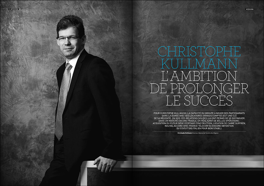  Double page Foncière des Régions Christophe Kullmann agence secrète
