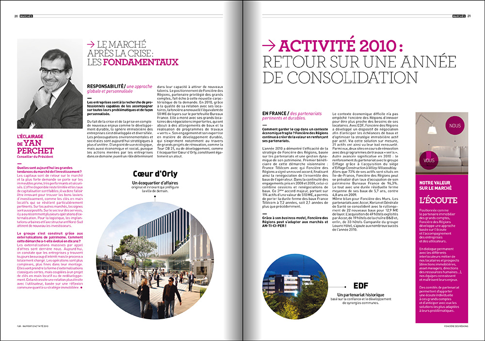  Rapport annuel Foncière des Régions agence secrète