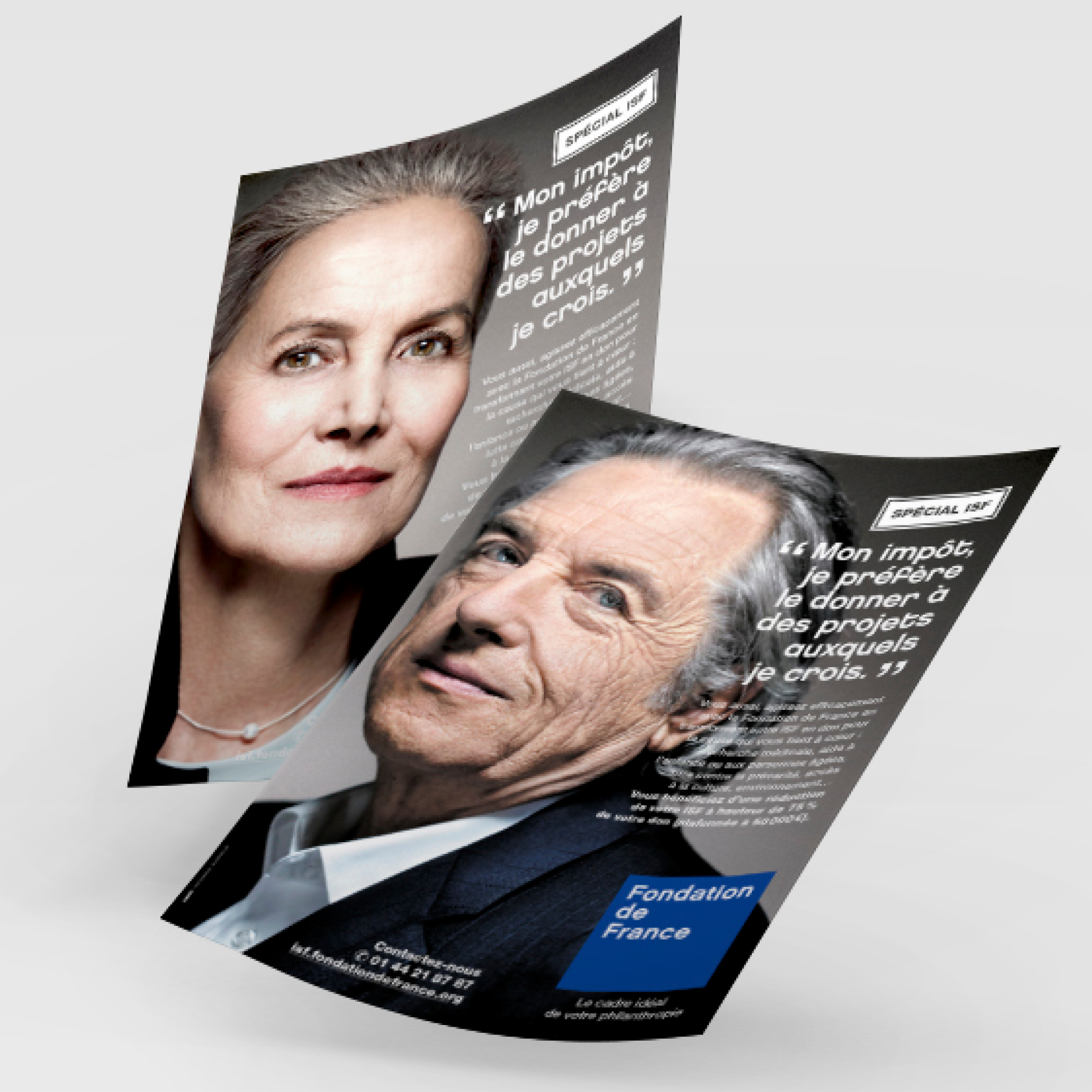  Vignette réalisations pour la campagne Fondation de France par l agence secrète