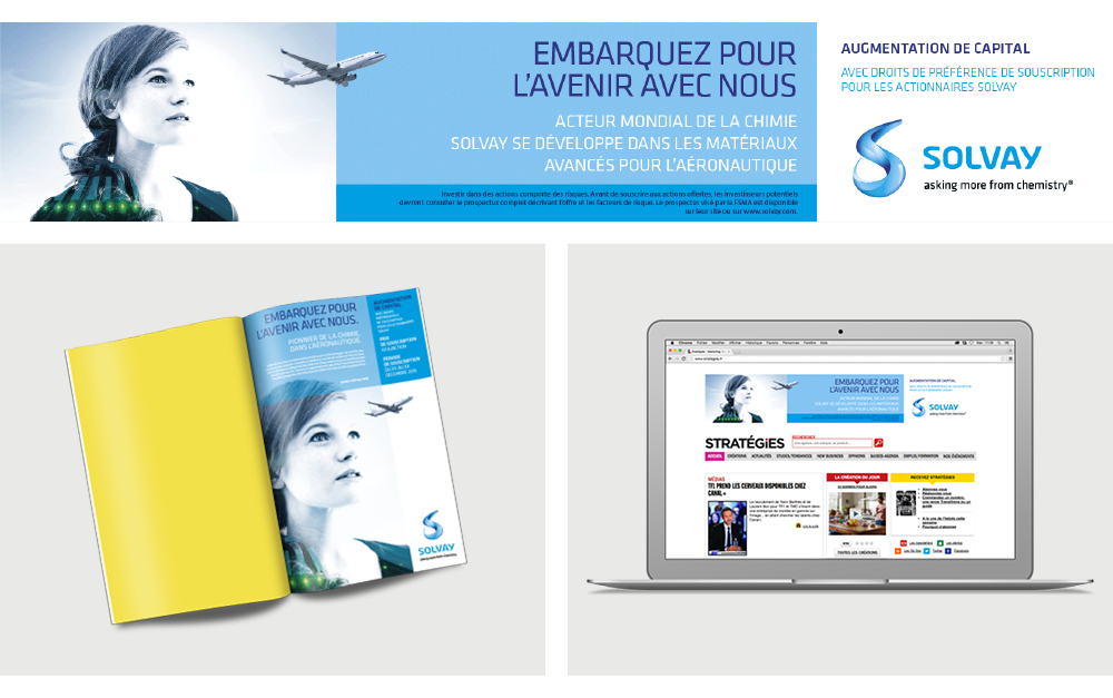 Mise en situation de l annonce presse Solvay par l agence secrète