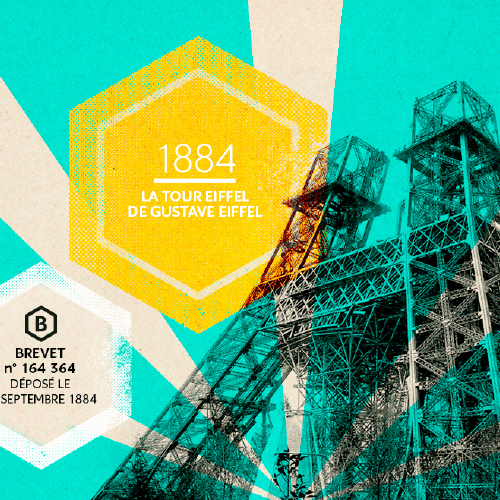 Brevet tour Eiffel de Gustave Eiffel, agence secrète pour INPI Trésors