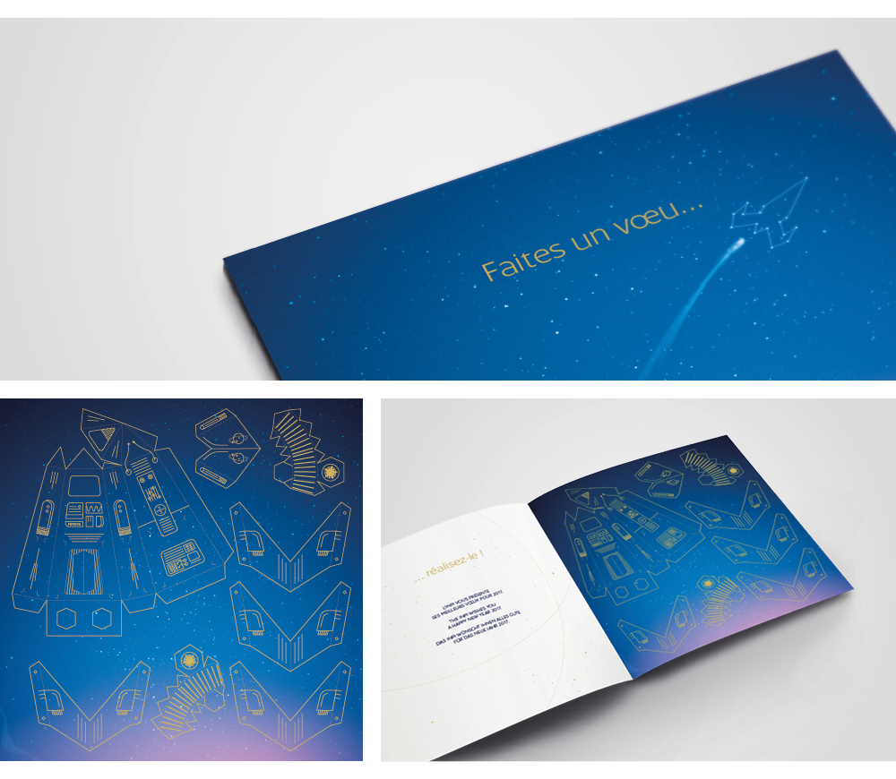  Carte de voeux imprimée INPI agence secrète